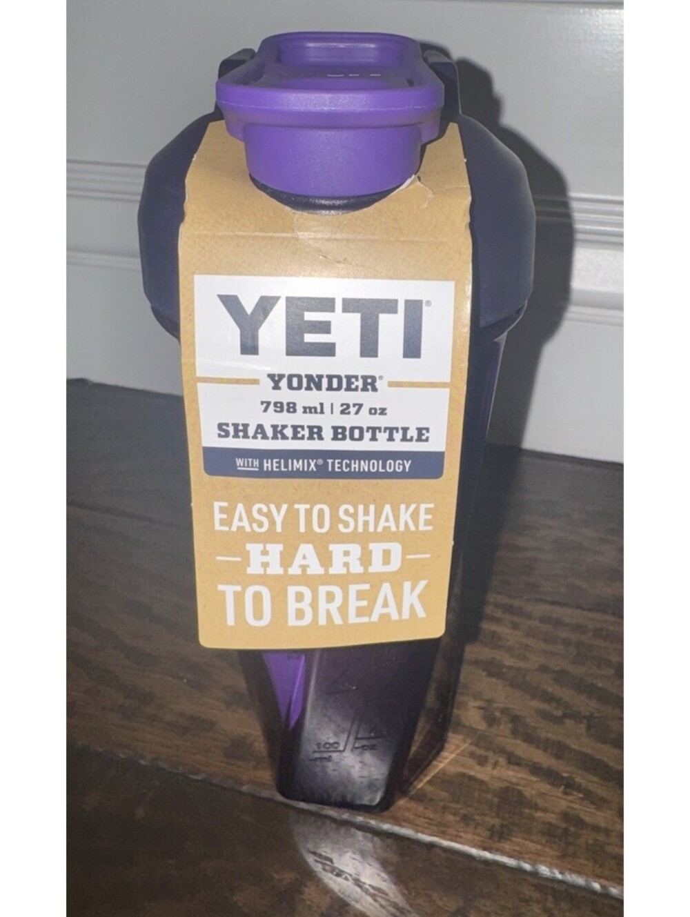 YETI Yonder Helimix Vortex Blender Shaker Bottle Holds 27oz |  Purple NEW